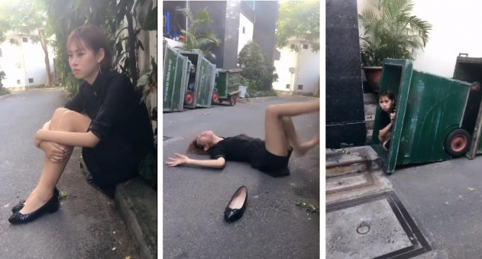 Cô gái bày đủ chiêu trò để đòi bạn trai mua trà sữa.
