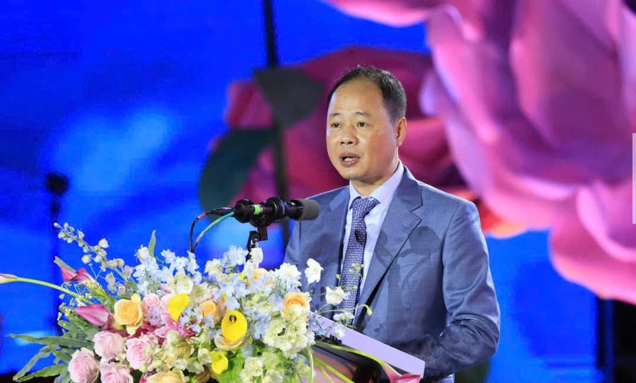 Ông Trần Hồng Thái - Chủ tịch UBND tỉnh Lâm Đồng phát biểu khai mạc