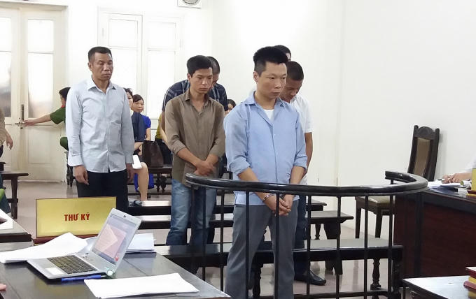 Bị cáo Điệp cùng đồng phạm.