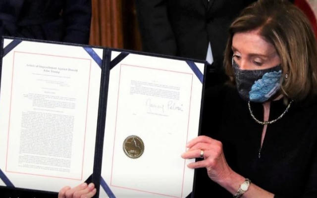 Ông Trump là tổng thống Mỹ đầu tiên bị luận tội 2 lần
