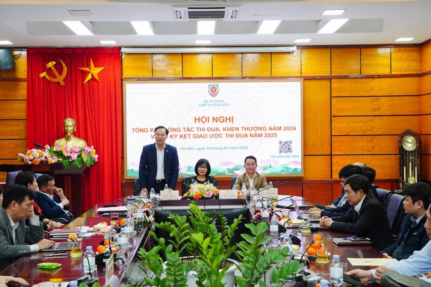 Cụm Thi đua số II: Phát động và triển khai thực chất, hiệu quả phong trào thi đua Bộ, ngành Tư pháp