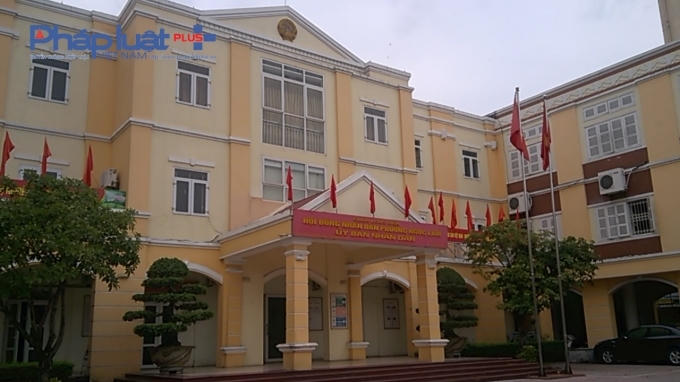 Trụ sở UBND phường Ngọc Lâm, Long Biên, Hà Nội.