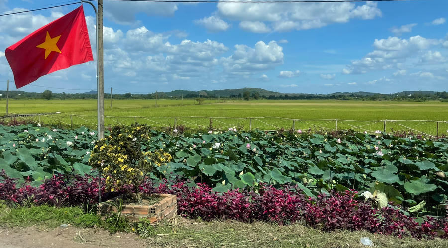 Vẻ đẹp của nông thôn mới  tại xã Lang Minh, huyện Xuân Lộc, Đồng Nai.