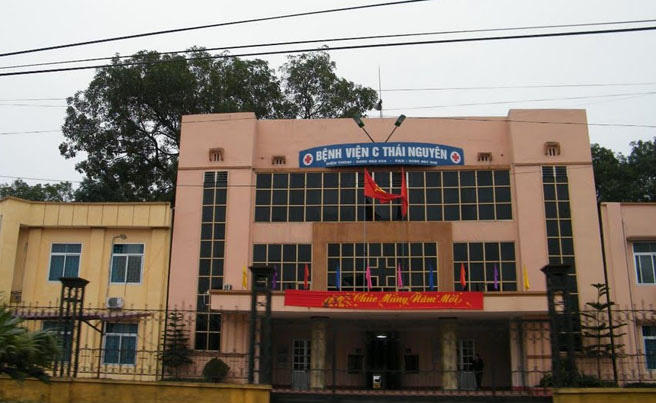 Bệnh viện C Thái Nguyên, nơi xảy ra sự việc.