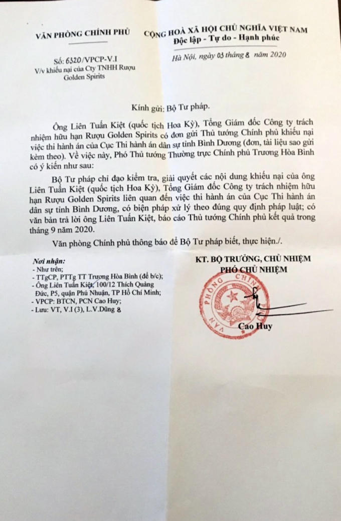 Công văn của Văn phòng Chính phủ chỉ đạo xác minh làm rõ nhưng cơ quan chức năng vẫn cưỡng chế dỡ bỏ tài sản Công ty G.S Việt Nam.