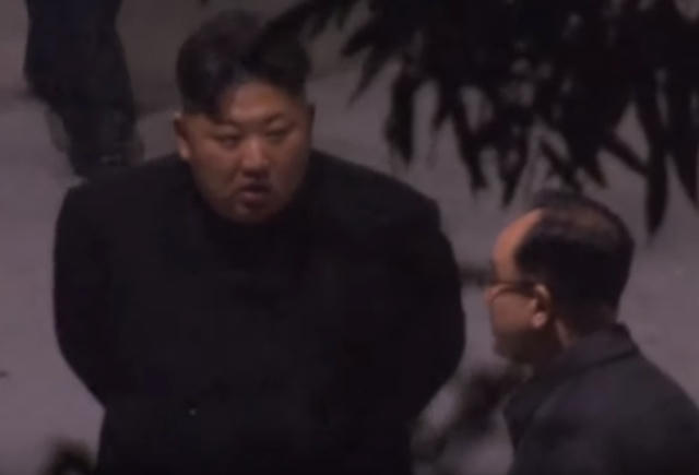 Hình ảnh ông Kim Jong-un tại nhà ga Nam Ninh, Trung Quốc. (Ảnh: TBS)