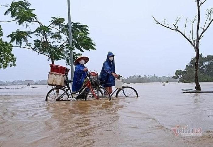 Nông dân Quảng Trị trắng tay do 'cơn lũ lạ' đầu tháng 4. Ảnh: Bảo Lâm
