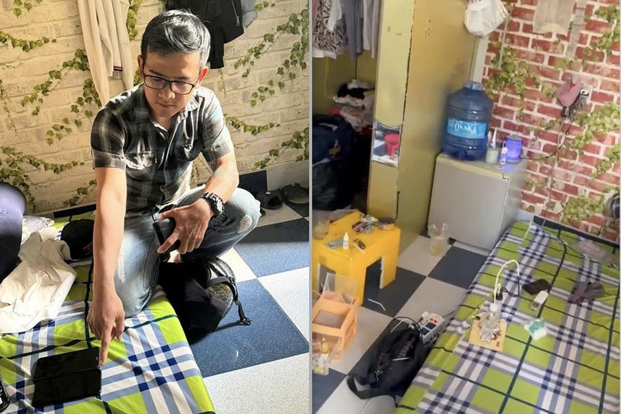 Đối tượng Nguyễn Minh Phụng cùng những tang vật có liên quan