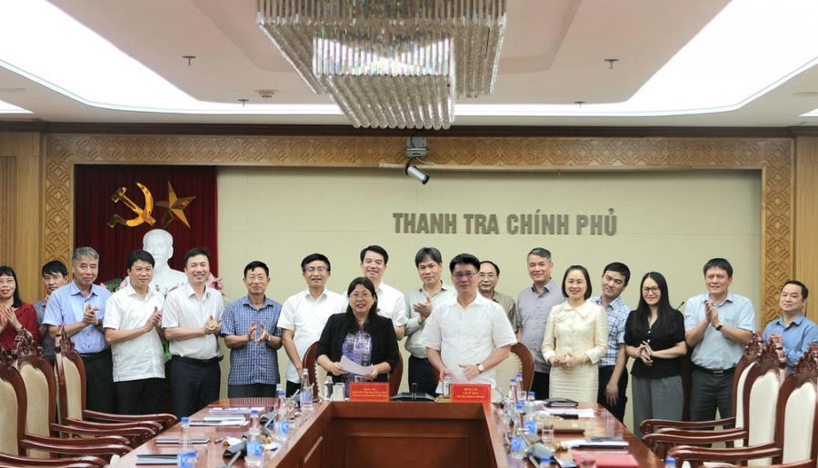 Thanh tra Chính phủ tiếp nhận Thanh tra Bộ Nông nghiệp và Môi trường ngày 7/5
