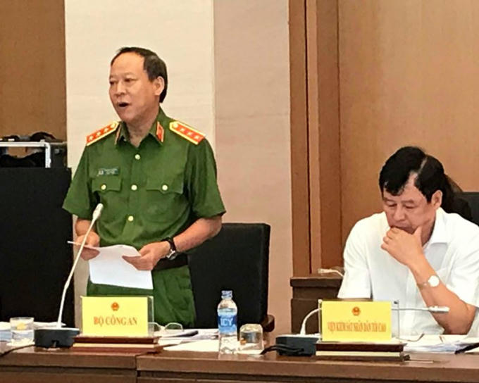 Thượng tướng Lê Quý Vương, Thứ trưởng Bộ Công an thông tin