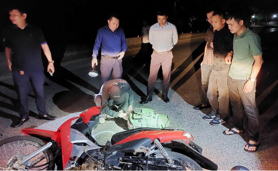 Hiện trường bắt giữ Nguyễn Thành Luân.