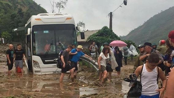 Lào Cai là một trong những tỉnh có nguy cơ xảy ra lũ quét, sạt lở đất.