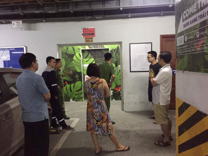 Lực lượng chức năng có mặt ngay sau vụ việc xảy ra.