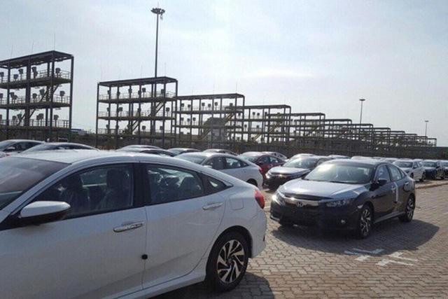 Hàng nghìn xe nhập cập cảng trong tuần đầu tháng 3. Ảnh: PV