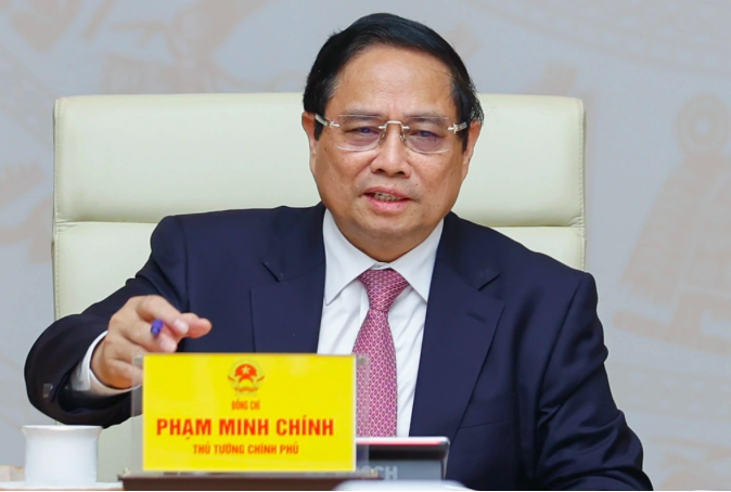 Thủ tướng Phạm Minh Chính phát biểu kết luận hội nghị (Ảnh: Đoàn Bắc).