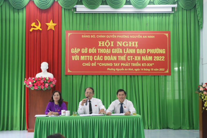 u ý kiến, trả lời những kiến nghị của người dân.