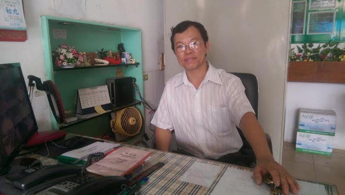 Ông Kiên: “Chúng tôi đã xin lỗi phụ huynh cháu bé”.