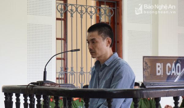 Bị cáo Nguyễn Thanh Ngọc tại phiên tòa. (Ảnh: báo Nghệ An)