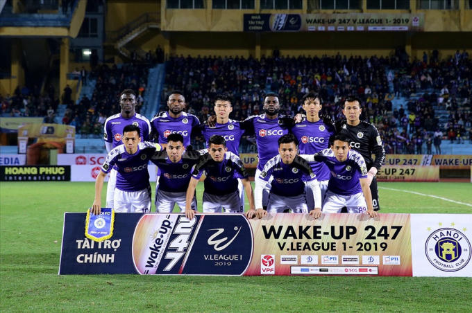 Đây là trận thua đầu tiên của CLB Hà Nội ở AFC Cup 2019. Ảnh: VPF