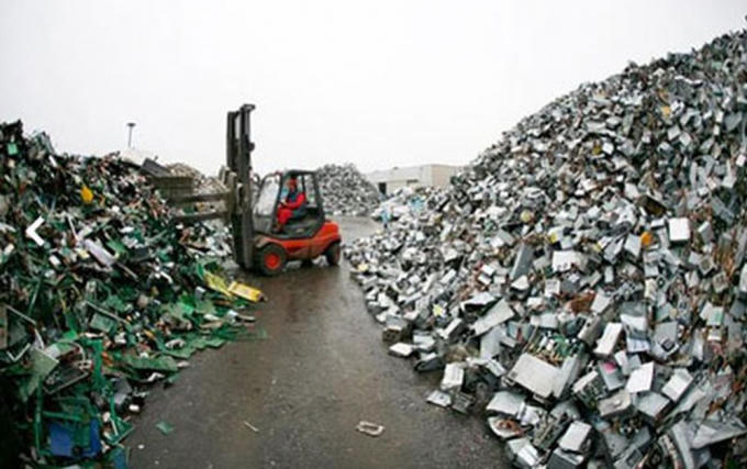 Phế liệu nhập khẩu. (Ảnh: Tạp chí Công thương)