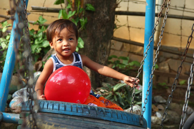 Những ánh mắt háo hức trong ngày khai giảng.
