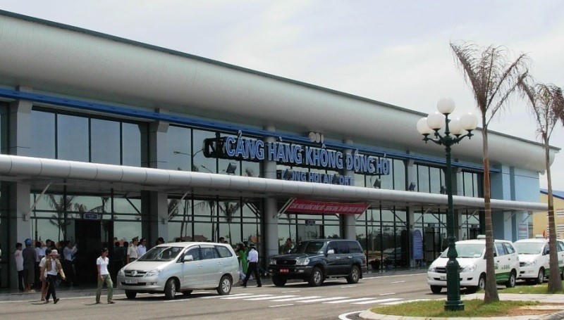 Sân bay Đồng Hới, nơi phát hiện quả bom.
