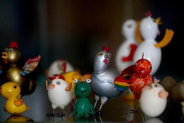 Những tác phẩm ngộ nghĩnh, đáng yêu được ông Tâm làm ra.