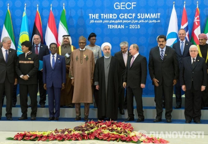 Hội nghị thượng đỉnh Diễn dàn các nước xuất khẩu khí đốt tại Tehran. (Ảnh:RIA NOVOSTI)