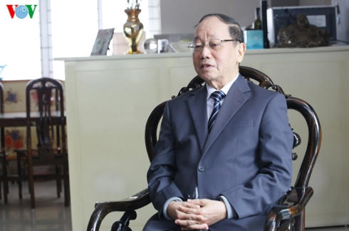 Nguyên Thường trực Ban Bí thư Phan Diễn trả lời phỏng vấn.