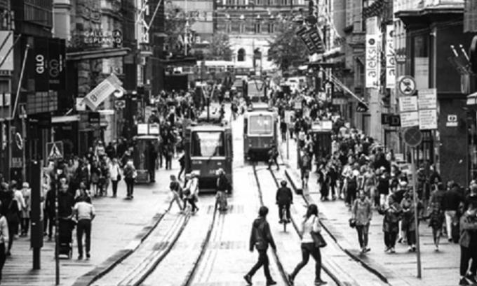 Một góc phố ở thủ đô Helsinki của Phần Lan.