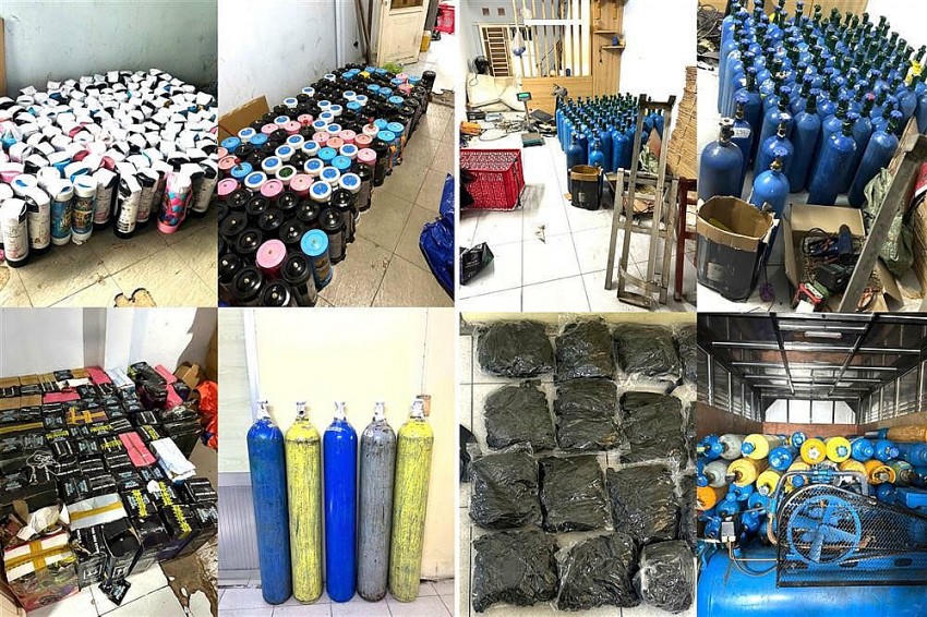 Tang vật trong vụ án.