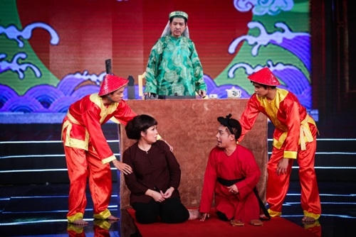 Hồng V&acirc;n &ndash; Minh Nh&iacute; l&agrave; cặp vợ chồng