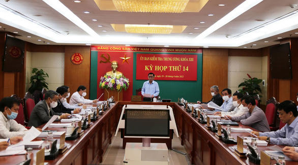 Ủy ban Kiểm tra (UBKT) trung ương đã họp kỳ thứ 14. Ông Trần Cẩm Tú - ủy viên Bộ Chính trị, bí thư Trung ương Đảng, chủ nhiệm UBKT trung ương - chủ trì kỳ họp.
