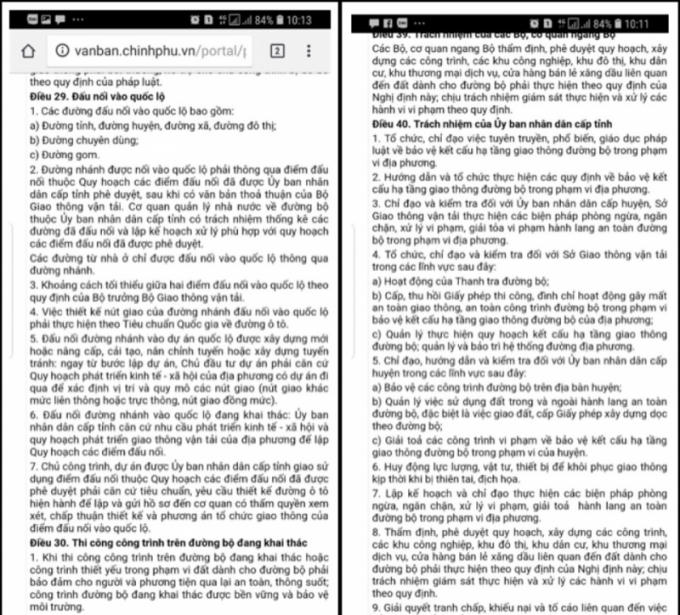 Quy định đấu nối, trách nhiệm của UBND tỉnh theo Nghị định 11 của Chính phủ