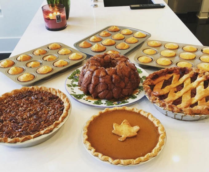 Những món ăn đẹp mắt được gia đình nhà siêu mẫu Kendall Jenner chuẩn bị. Ảnh: Mirror