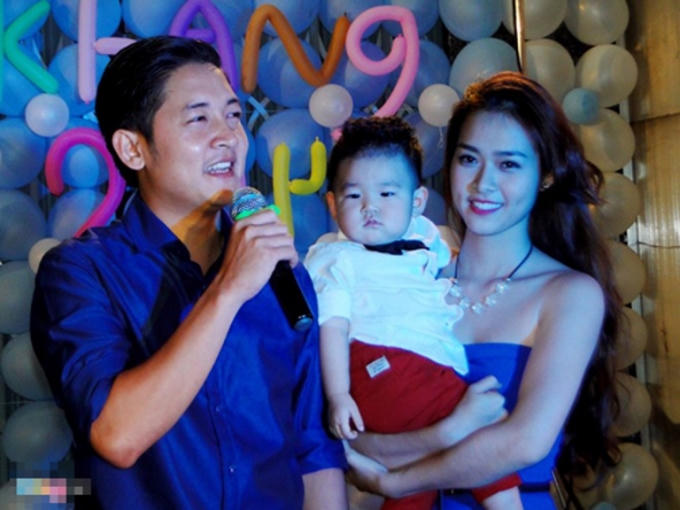 Diệp Bảo Ngọc và Thành Đạt thời còn hạnh phúc bên nhau.