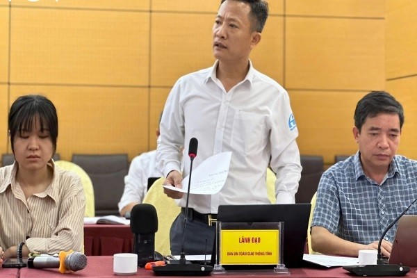 Ông Nguyễn Thiên Vương, Chánh văn phòng Ban ATGT tỉnh Quảng Ninh thông tin.