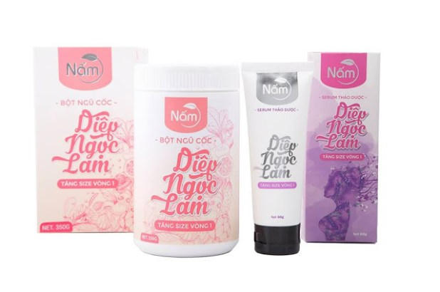 Sản phẩm "Bột ngũ cốc Diệp Ngọc Lam" vừa bị Cục An toàn thực phẩm xử phạt vì quảng cáo không phù hợp với các tài liệu theo quy định
