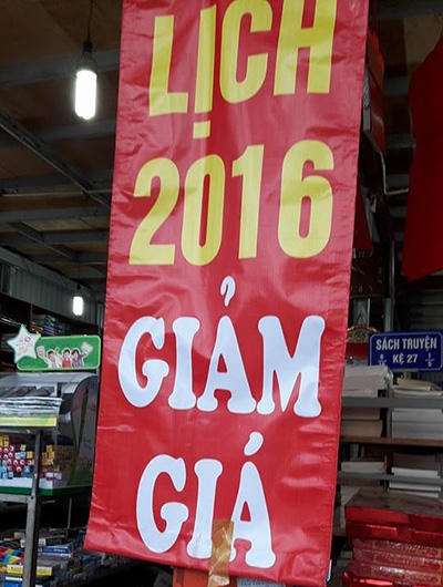 Khuyến mại, giảm giá nhưng thị trường lịch vẫn rất ế ẩm