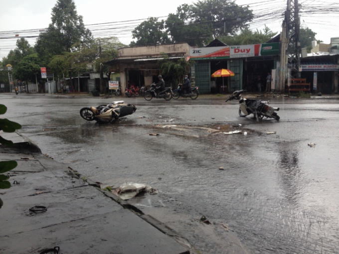 Hiện trường vụ tai nạn