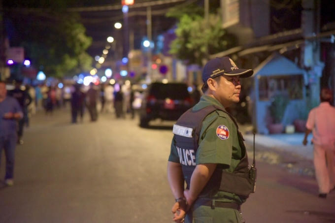 Cảnh s&aacute;t phong tỏa hiện trường. (Ảnh: CNA)