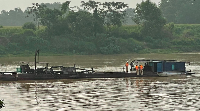 Phương tiện bị lực lượng chức năng bắt giữ.