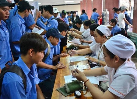 Hưởng ứng “Ngày toàn dân hiến máu tình nguyện” (7/4), Bộ GD&ĐT đề nghị các đơn vị giáo dục tổ chức, khuyến khích học viên tham gia hiến máu. Ảnh minh họa.