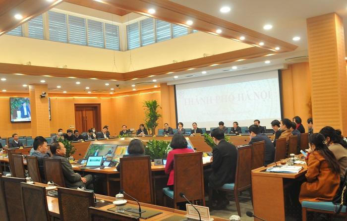 Các đại biểu tại điểm cầu Hà Nội
