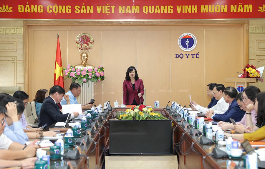 Bộ trưởng Đào Hồng Lan phát biểu tại buổi lễ.