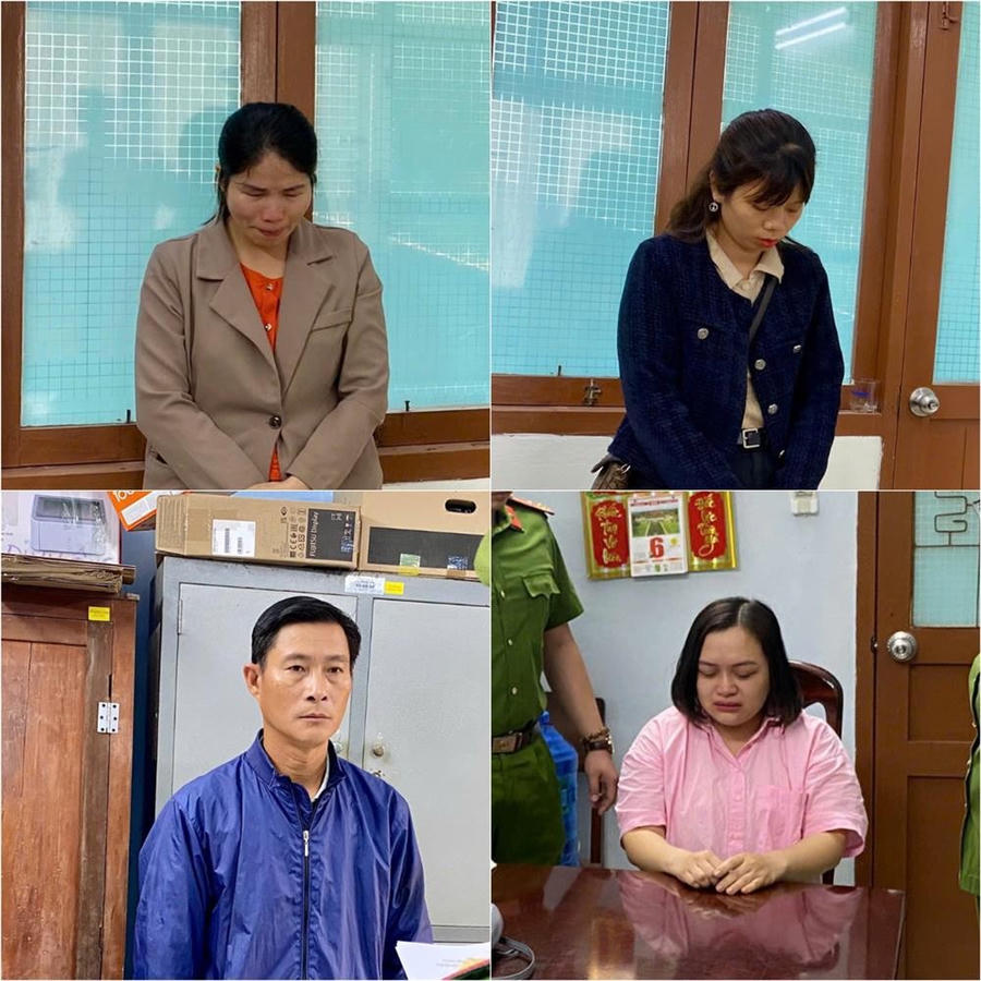 4 đối tượng bị khởi tố.