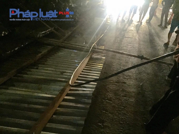 Hiện trường vụ tai nạn (Ảnh: Thanh Thắng)