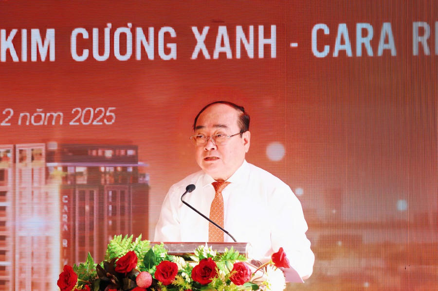 Ông Trần Văn Chính - Phó Chủ tịch Thường trực Ủy ban MTTQ Việt Nam TP. Cần Thơ phát biểu tại buổi lễ.