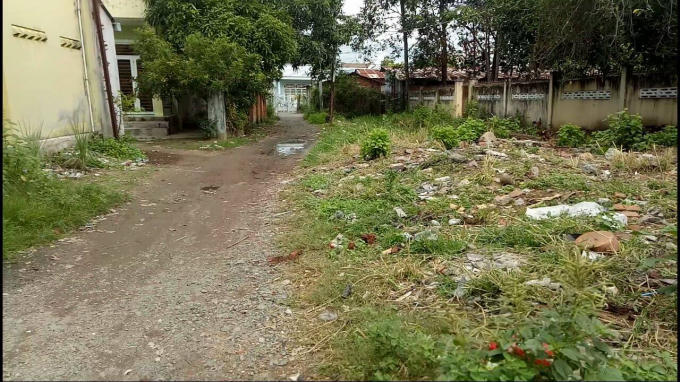 Đoạn đường tại tổ 1, khu phố 5, phường Phước Hiệp, TP Bà Rịa luôn trong tình trạng ngập úng khi mưa xuống suốt nhiều năm qua.