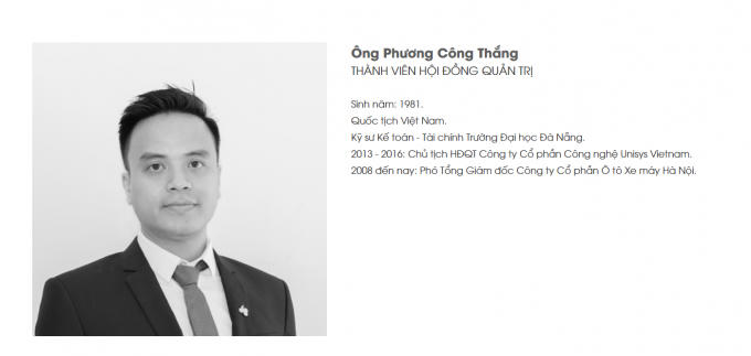 Ông Phương Công Thắng – Thành viên Hội đồng quản trị Công ty cổ phần Tập đoàn xây dựng Hòa Bình bị xử phạt vì chậm báo cáo kết quả thực hiện giao dịch.